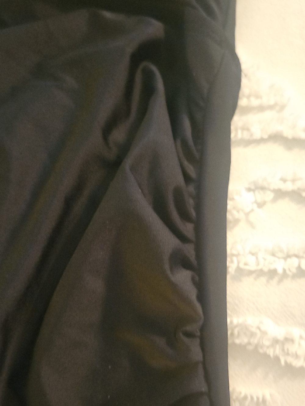 Black Halter Swimsuit With Ruffle - Picture 4 of 8